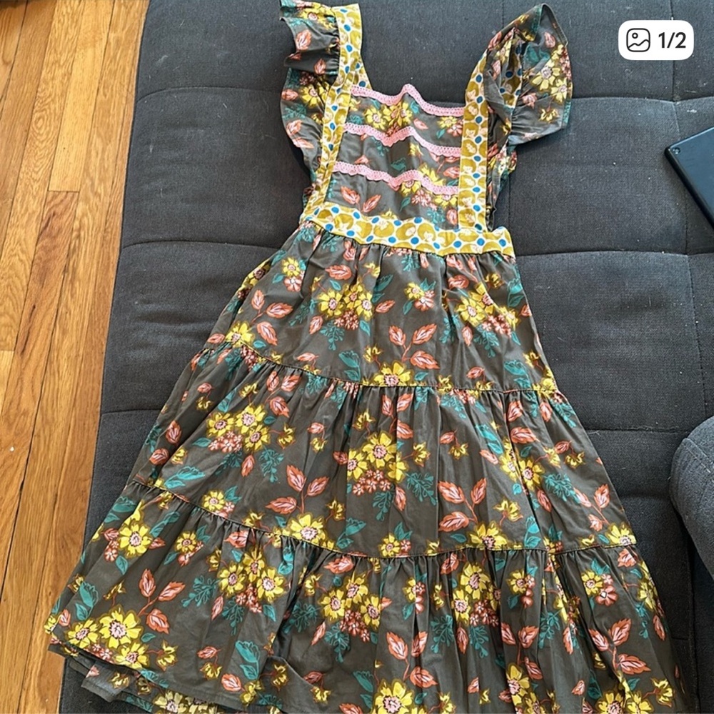 Wildflower Pinafore Dress
